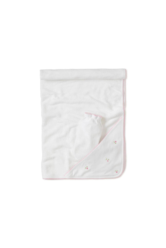 Garden Roses Hooded Towel