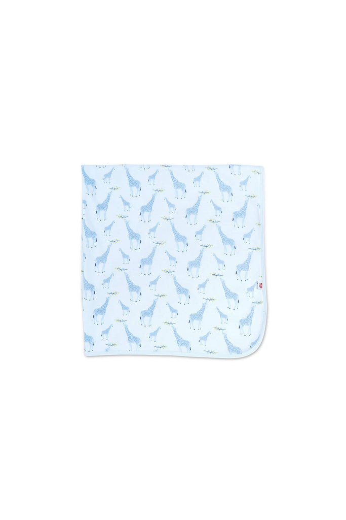 Jolie Giraffe Blanket - Blue