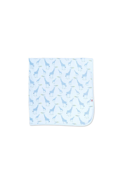 Jolie Giraffe Blanket - Blue