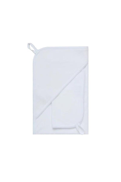 White Milano Towel With White Trim