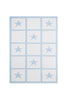 Star Knit Blanket - Light Blue