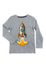 Appaman - Gray Blast Off Long Sleeve Tee