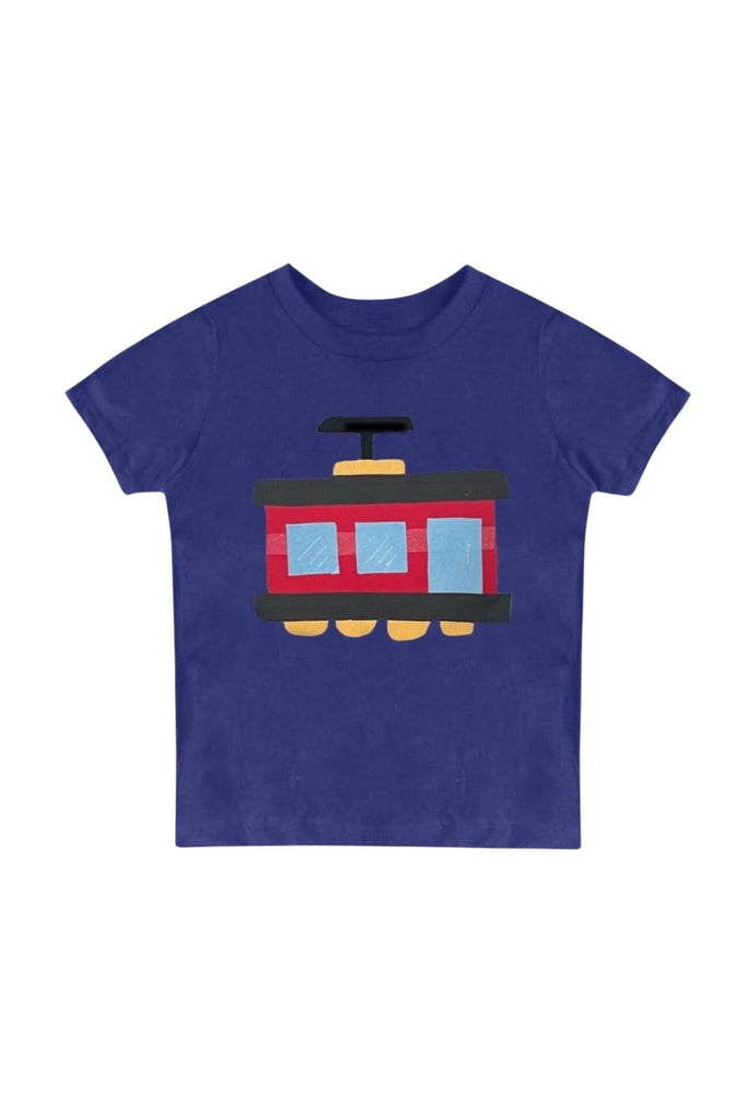 San Francisco Trolly Tee - Blue