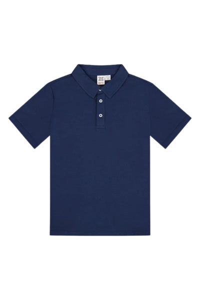 Deux Par Deux - Navy Blue Polo Shirt