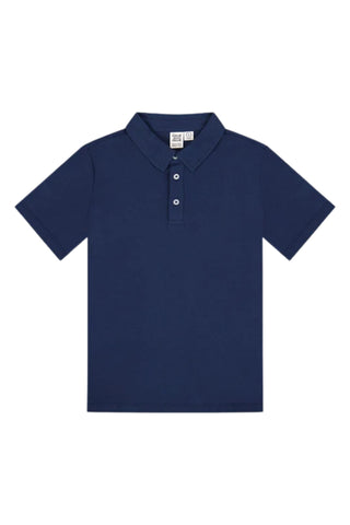 Deux Par Deux - Navy Blue Polo Shirt