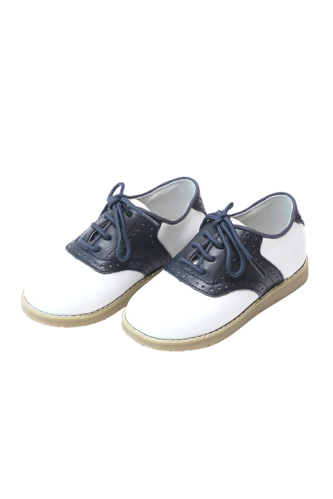 Luke Saddle Shoe - White/Navy