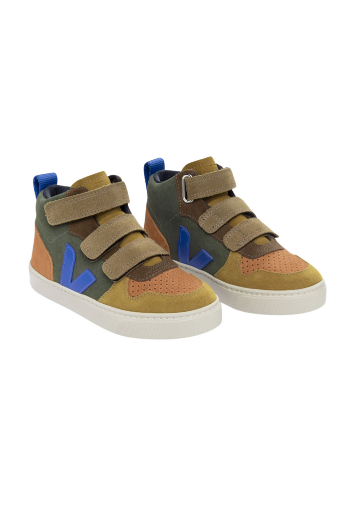 V-10 Suede Hi-Top Sneaker - Multico Mud Paros