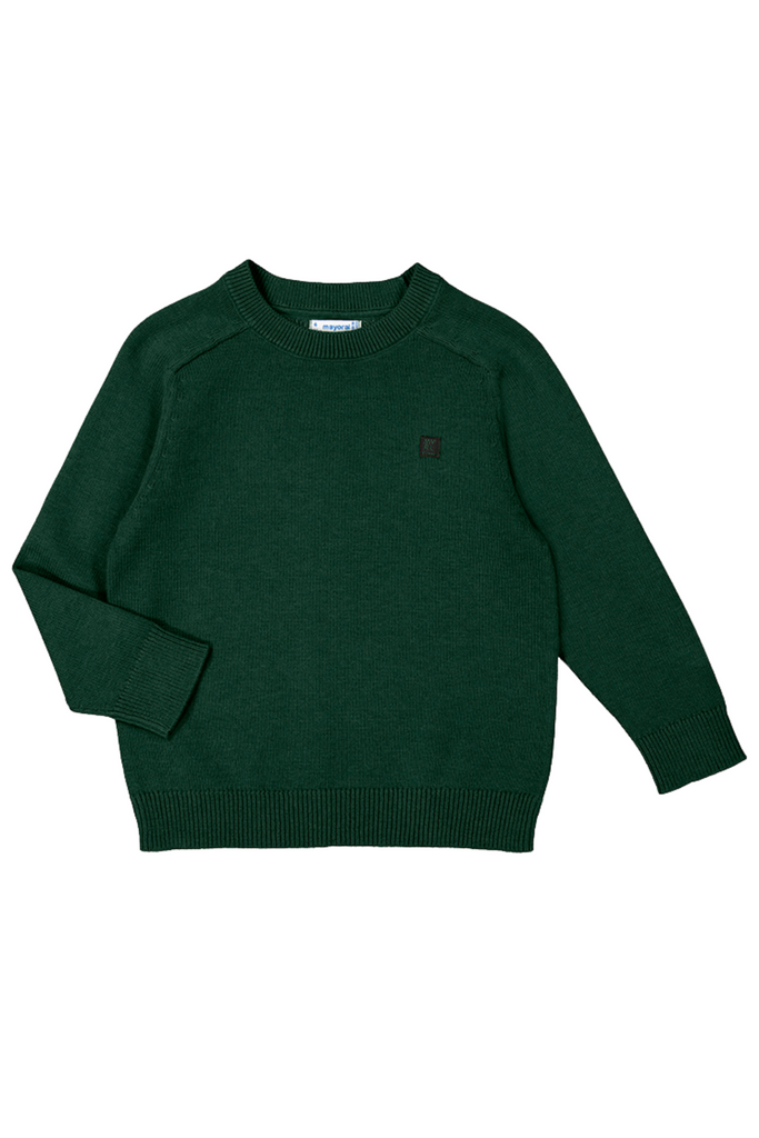 Apline Green Crew Neck Sweater