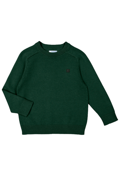 Apline Green Crew Neck Sweater