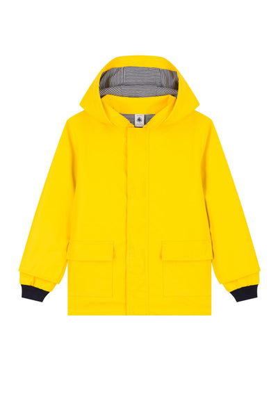 Petit Bateau - Yellow Hooded Raincoat