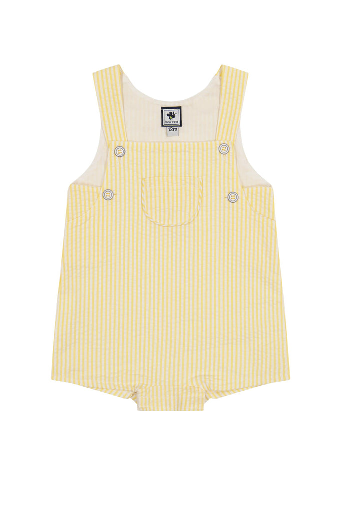 George Yellow Seersucker Romper