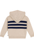 Petit Bateau - Striped Knit Hooded Sweater