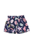 Pink Chicken - Navy Watercolor Shells Swim Trunk