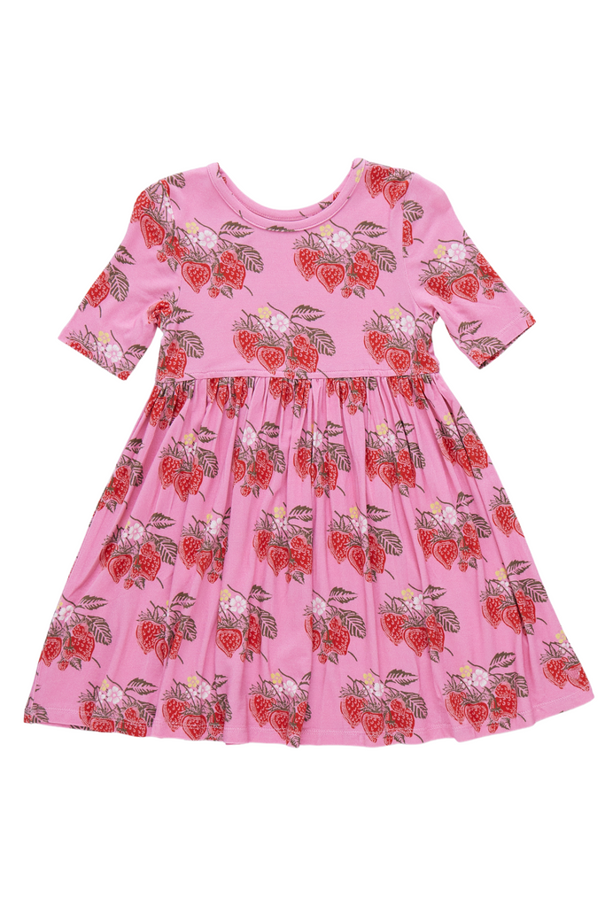 Pink Chicken - Wild Strawberries Bamboo Steph Dress