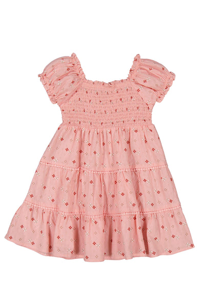 Pink Smocked Dress