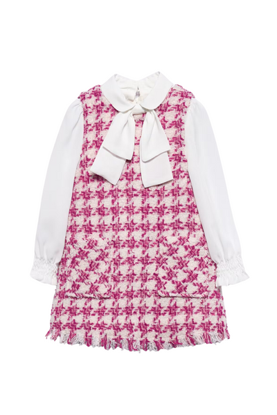 Blackcurrant Pinafore Dress