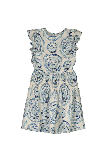 Printed Cap Sleeve Lake Dress