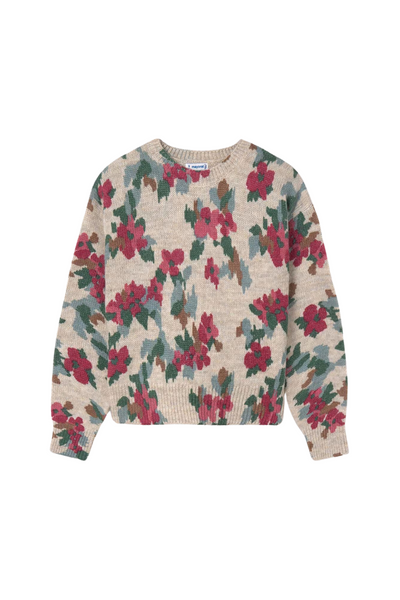 Flowers Stone Sweater