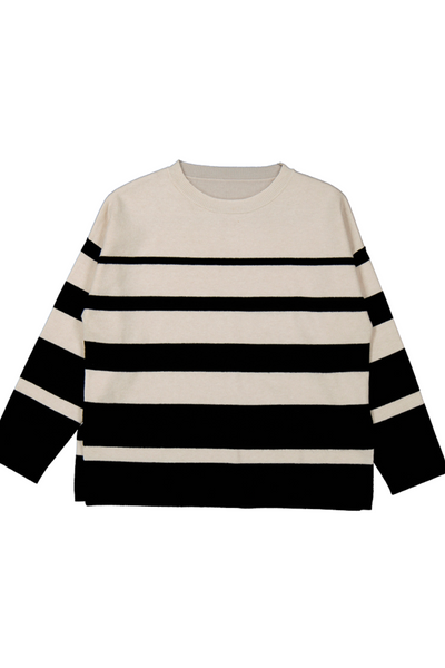 Black Stripes Sweater