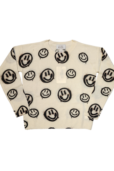 Autumn Cashmere - Tofu Black Spray Paint Smiley