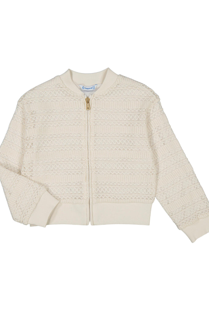 Ivory Bomber Jacket