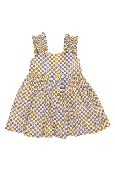 Pink Chicken - Yellow Lisbon Disty Via Dress