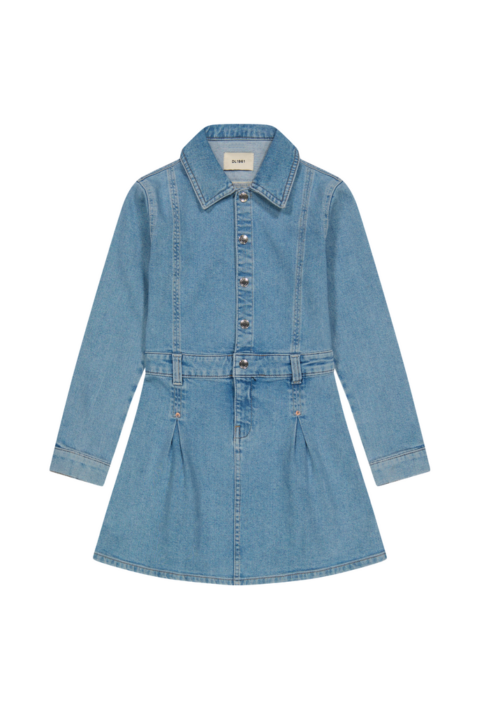 Manning Dress - Fountain Denim