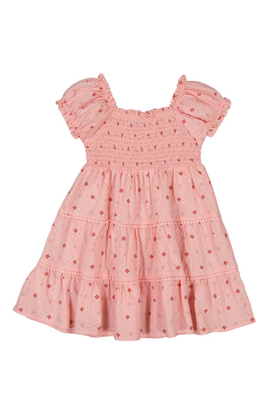 Pink Smocked Dress