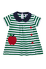 Florence Eiseman - Apple Stripe Knit Yoke Dress