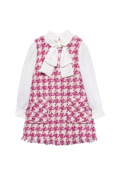 Blackcurrant Pinafore Dress