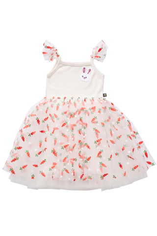 Petite Hailey - Carrot May Frill Tutu Dress