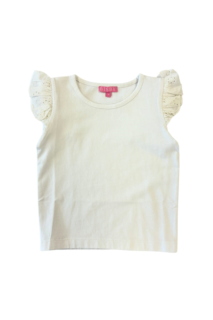 Eyelet Tank - White