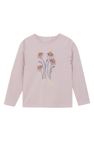 Robo - Dawn Pink Flowers Long Sleeve T-Shirt