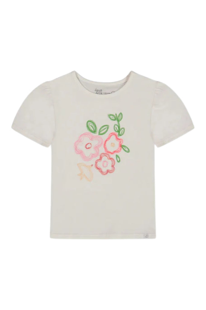 Deux Par Deux - Floral Print Organic Jersey Top