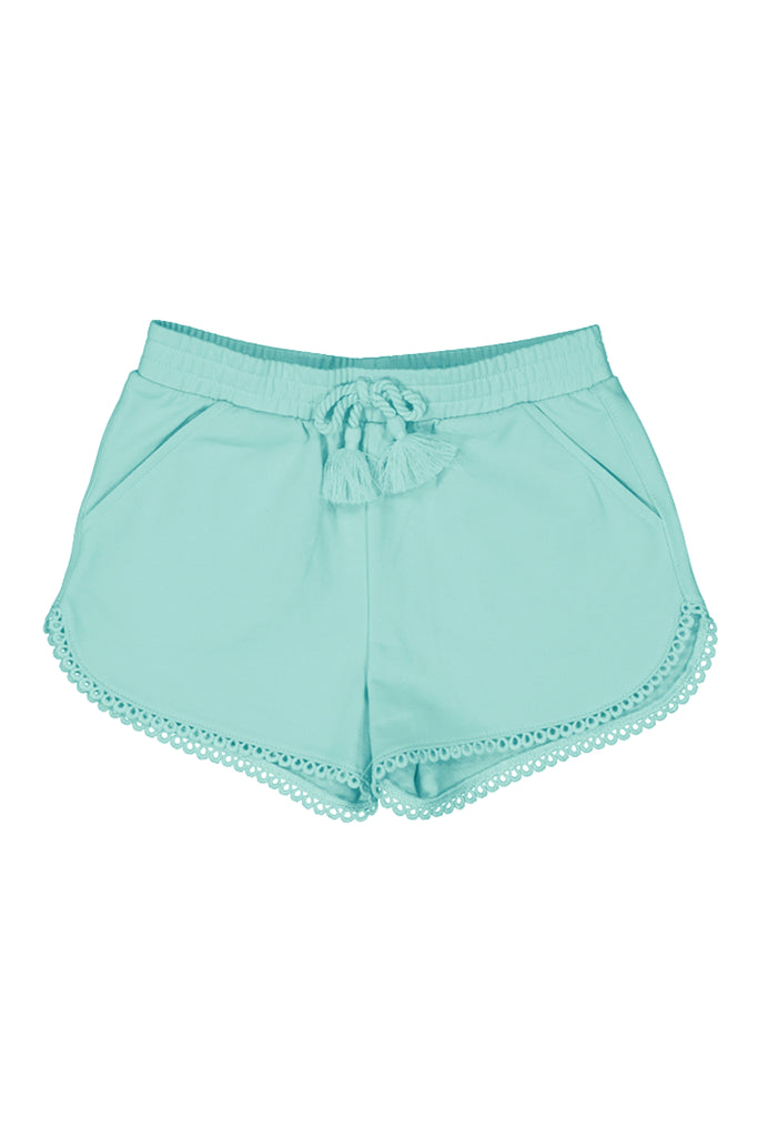 Aqua Chenille Short