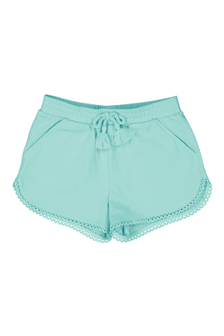 Aqua Chenille Short