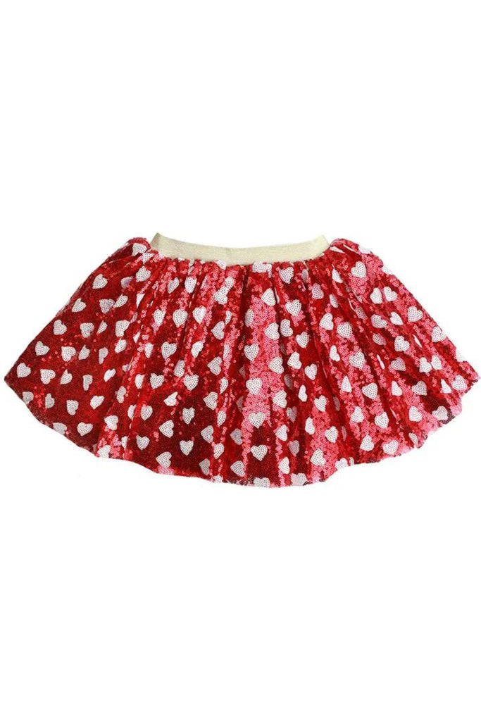 Red Sparkle Hearts Tutu