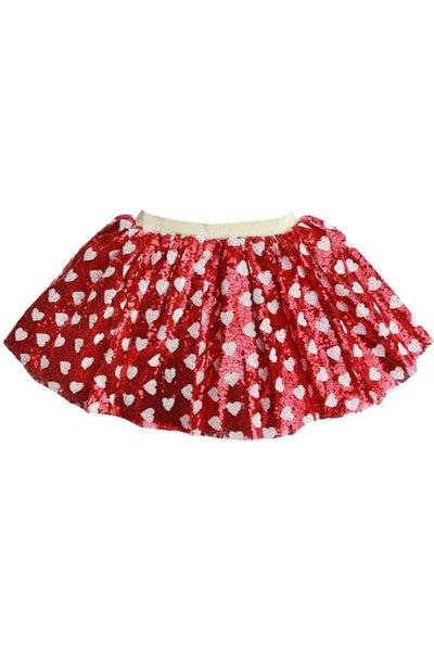 Red Sparkle Hearts Tutu