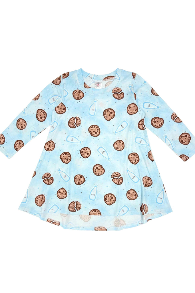 Esme - Cookies Blue Long Sleeve