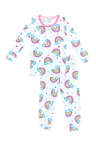 Esme - Rainbow & Stars Pajamas Set