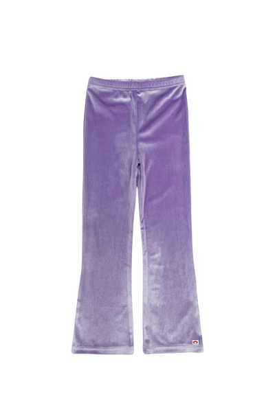 Appaman - Lavender Velvet Flared Leggings