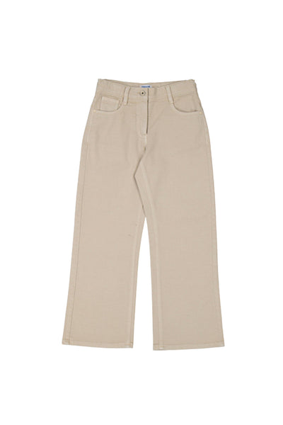 Beige Twill Pants