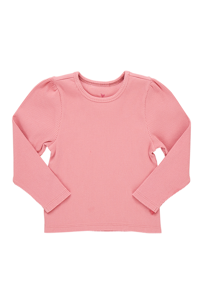 Pink Chicken - Brandied Apricot Organic Camella Rib Top