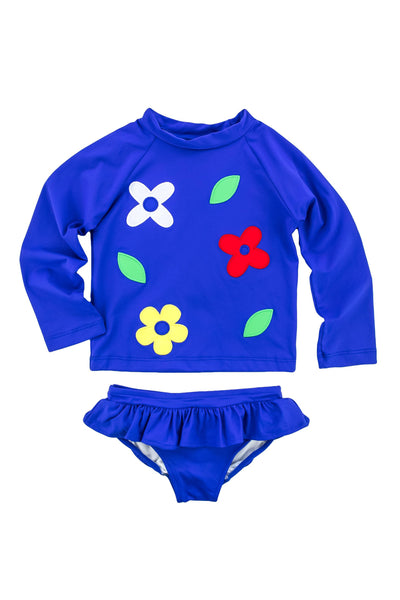 Florence Eiseman - Flowers Rash Guard Tankini Set