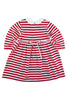 Florence Eiseman - Flowers Stripe Knit Dress