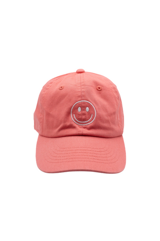 Rey To Z - Coral Crush Smiley Face Trucker Hat