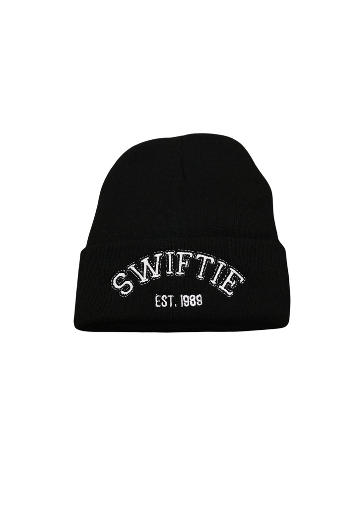 Little Trendy - Swiftie Black Knitted Beanie