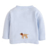 Little English - Blue Lab Crochet Sweater