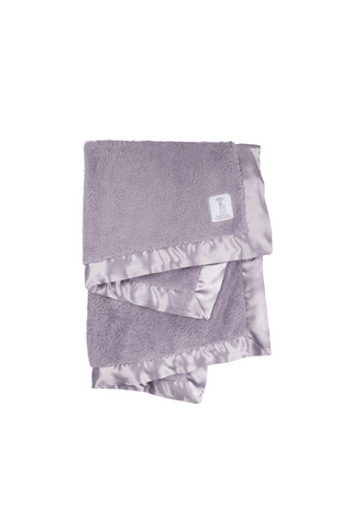 Little Giraffe Chenille Blanket - Lilac