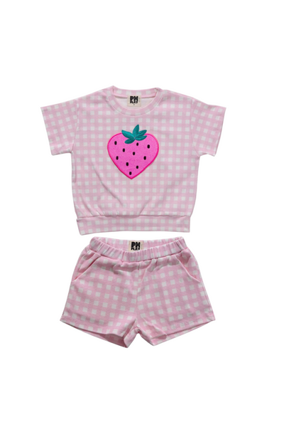 Petite Hailey - Strawberry Sweatshirt Set